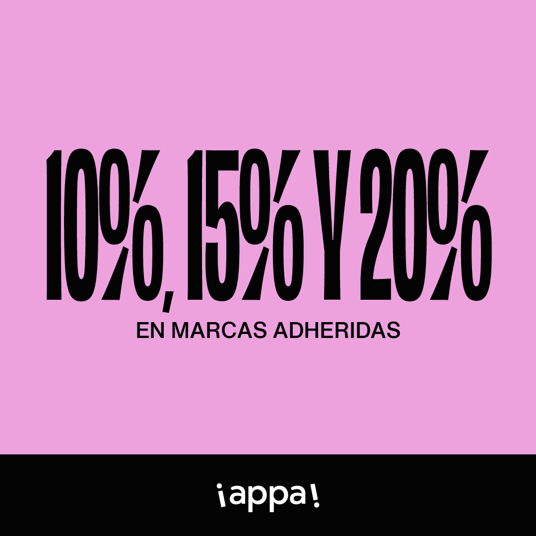 Disfrutá descuentos especiales junto a ¡appa!
