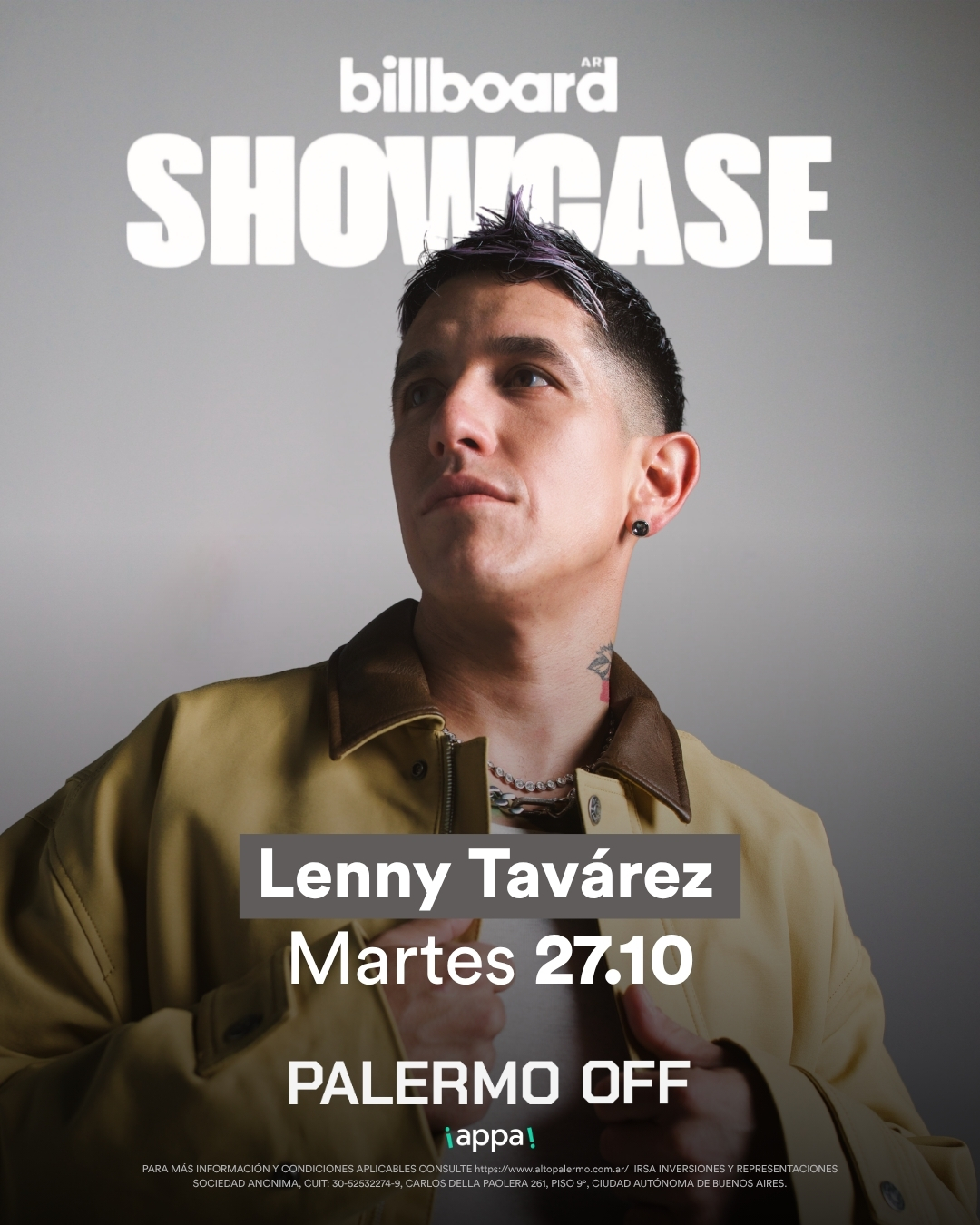 Billboard Showcase: Lenny Tavarez